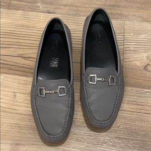 Authentic Gucci Driver gray loafers